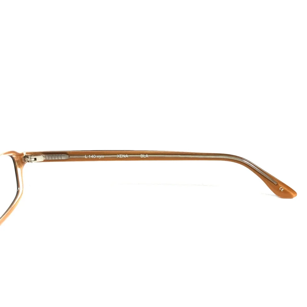 BCBGMAXAZRIA Petite Eyeglasses Frame XENA BLA Black Orange Rectangle 49-15-140